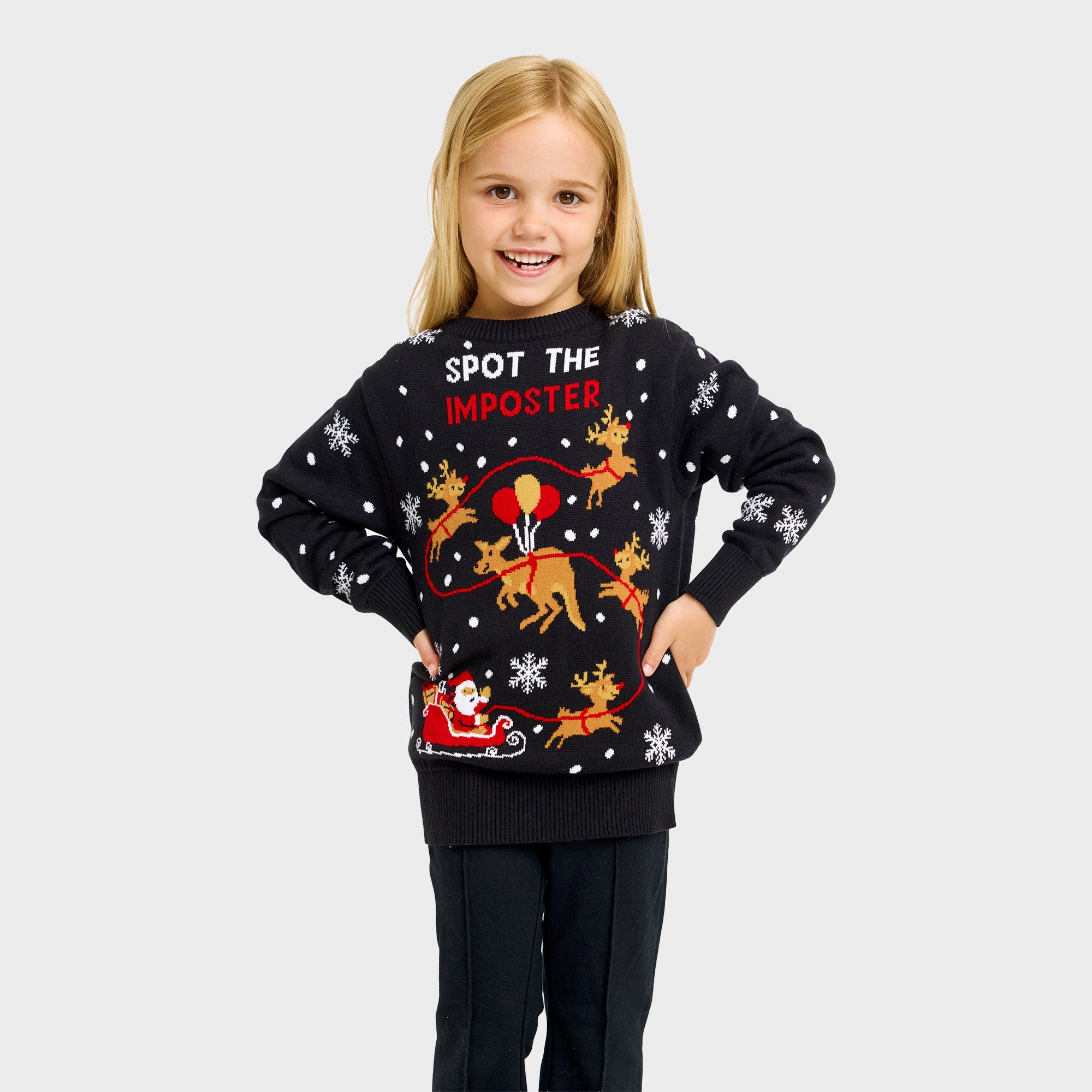 Imposter julesweater - Barn.